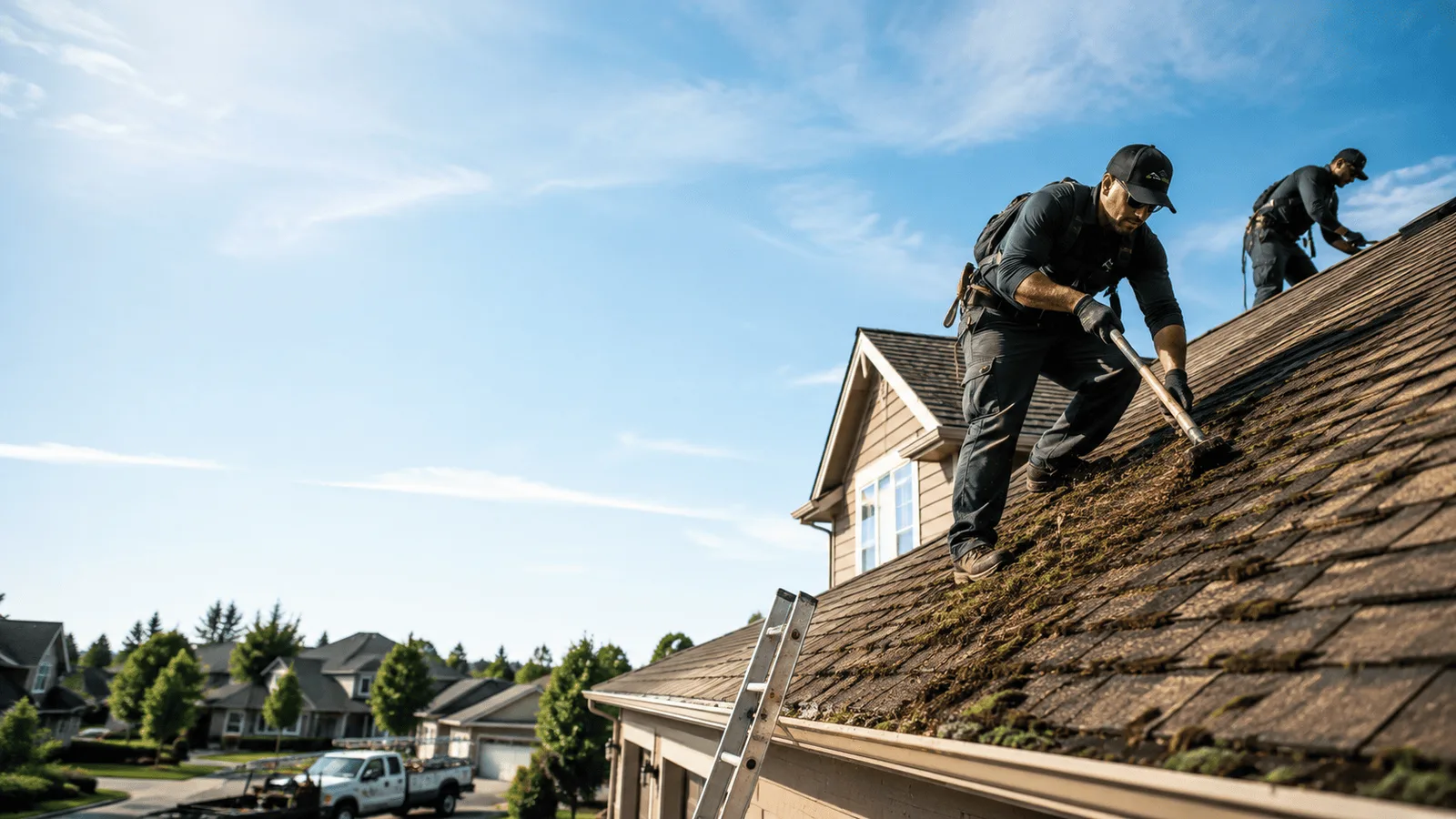 Roof Moss Removal in Dalbo, MN near me